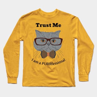 Purrfessional Long Sleeve T-Shirt